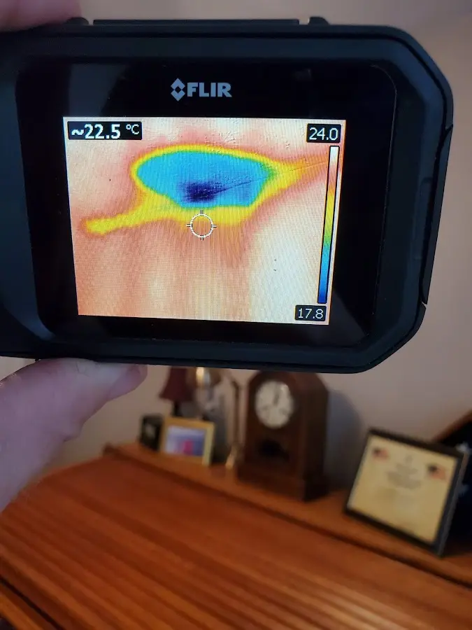 Thermal imaging inspection for water damage in Vancouver
